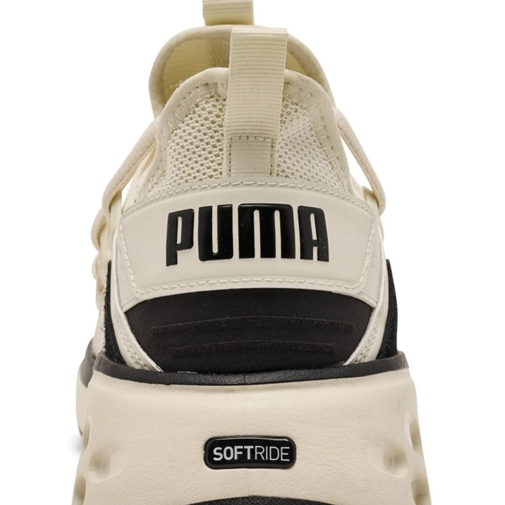 Puma Softride Frequence Street Alpine Snow Black Mens Shoes 311727 04